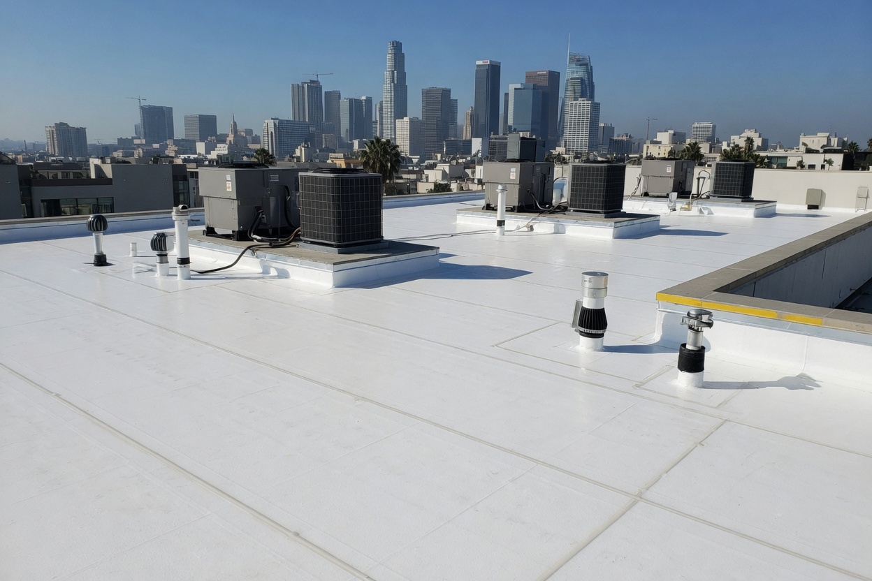 Flat and low-slope roofing installed in Southern California